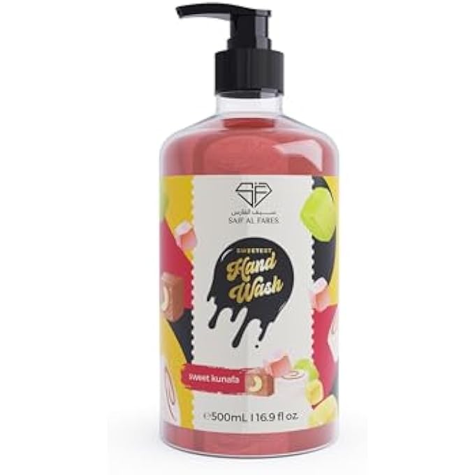 SWEET KUNAFA HAND WASH, 500ML, LIQUID SOAP WITH PUMP DISPENSER